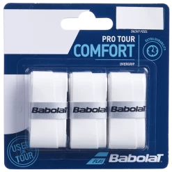 Babolat Pro Tour Comfort Overgrips 3 Pack - White
