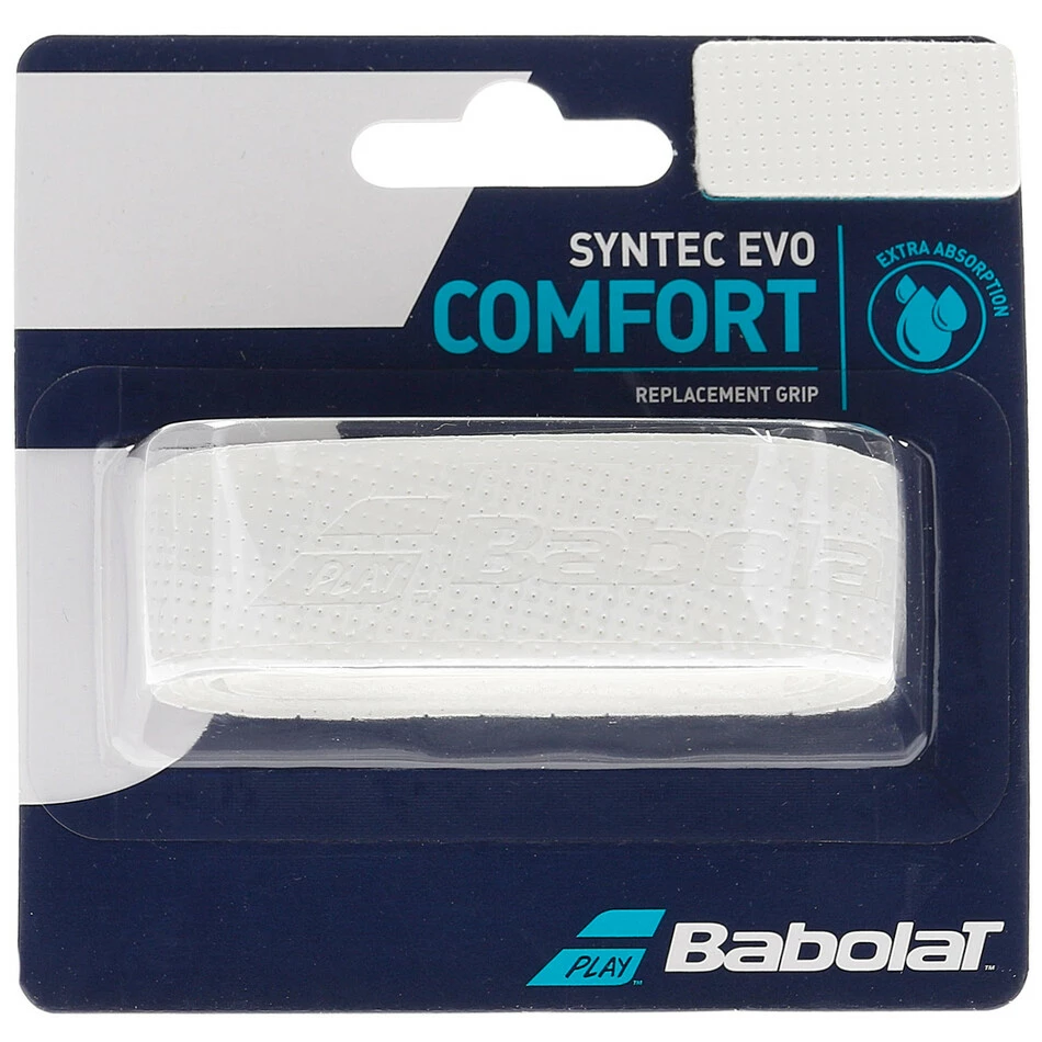 Babolat Syntec Evo Comfort Replacement Grip White 1 Babolat Syntec Evo Comfort Replacement Grip White