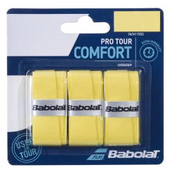 Babolat Pro Tour Comfort Overgrips 3 Pack - Yellow