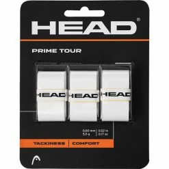 Head Prime Tour Overgrip 3 Pack -Cheap Squash Store AGHE25623 WHPrimeTourOvergrip P4