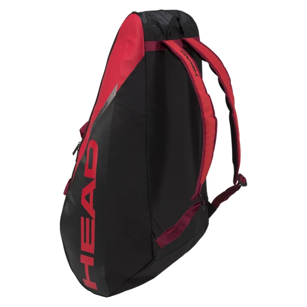 Head Tour Team 12R Monstercombi Racket Bag Black Red 2 Head Tour Team 12R Monstercombi Racket Bag Black Red - Image 2