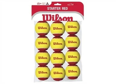 Wilson Starter Red Tennis Balls - 12 Pack 1 Wilson Starter Red Tennis Balls - 12 Pack