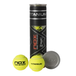 Nox Pro Titanium Padel Balls - 4 Ball Can