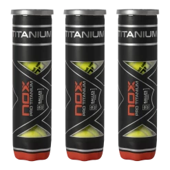 Nox Pro Titanium Padel Balls - Dozen
