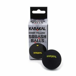 Karakal Single Yellow Dot Squash Balls - X2