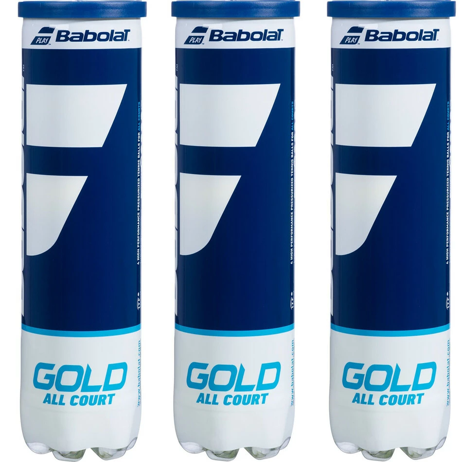 Babolat Gold All Court Tennis Balls - 1 Dozen 1 Babolat Gold All Court Tennis Balls - 1 Dozen