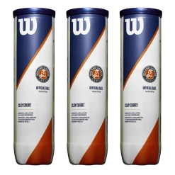 Wilson Roland Garros Clay Tennis Ball - 1 Dozen