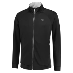 Dunlop Men's Club Knitted Jacket 2022 Black White