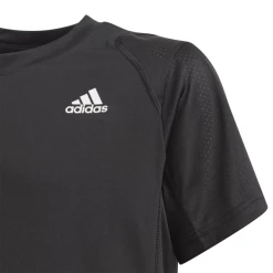 Adidas Boys 3 Stripes Club Tee Black -Cheap Squash Store CJAD22256Boy3StripeTeeBlack P4