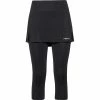 Head Womens Club 3/4 Tights Skort Black