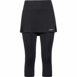 Head Womens Club 3/4 Tights Skort Black