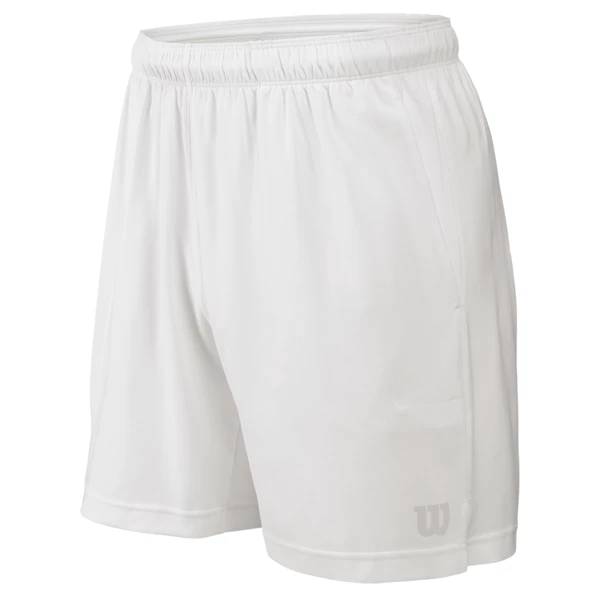 Wilson Men's Rush 7 Tennis Woven Short White 1 Wilson Men's Rush 7 Tennis Woven Short White