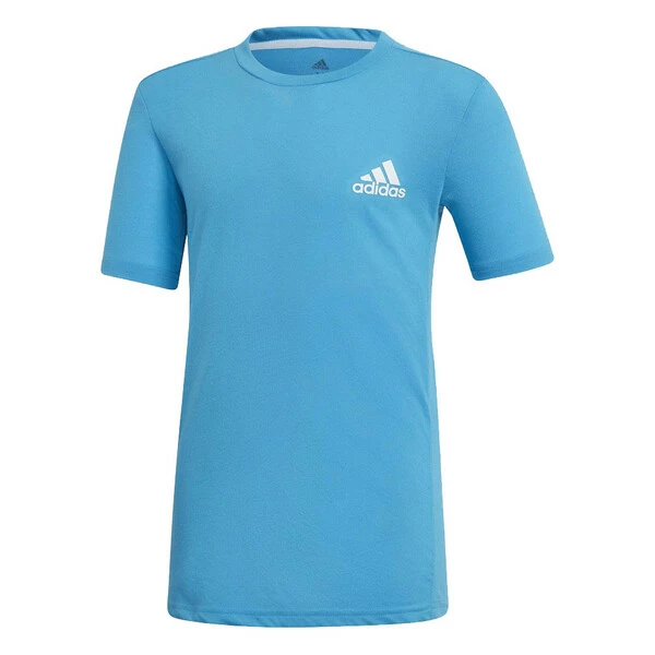 Adidas Boy's Escouade T-Shirt Blue 1 Adidas Boy's Escouade T-Shirt Blue