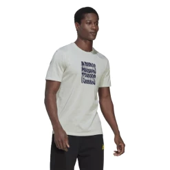 Adidas Men's Wimbledon Tennis T-Shirt Linen Green -Cheap Squash Store CTAD27958WimbledonTeeGreen P4