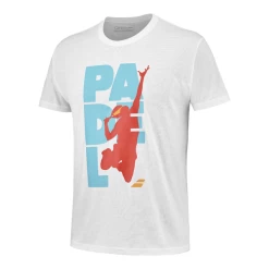 Babolat Men's Padel Cotton Tee White -Cheap Squash Store CTBA29252PadelCottonTee P3