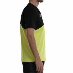 Bullpadel Men's Lucio T-Shirt Lemon/Black -Cheap Squash Store CTBP30335LucioLemon P3