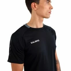 Salming Men's Core 22 Match T-Shirt Black Asphalt -Cheap Squash Store CTSA29257Core22MatchTeeBlack P3