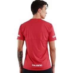 Salming Men's Core 22 Training Tee Team Red -Cheap Squash Store CTSA29307Core22TrainingTeeRed P4