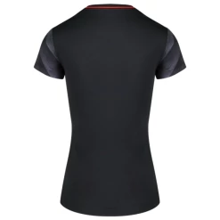 Victor Women's T-14100 C T-Shirt Black Red -Cheap Squash Store CTVI26281WT14100BlackRed P3
