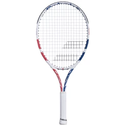 Babolat Drive Junior 24 Tennis Racket White Pink Blue