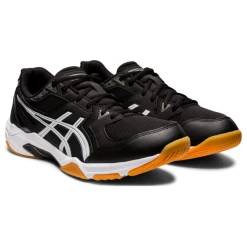 Asics Men's Gel Rocket 10 Indoor Court Shoes Black Gunmetal -Cheap Squash Store SMAC24304Rocket10BlackGunmetal P4