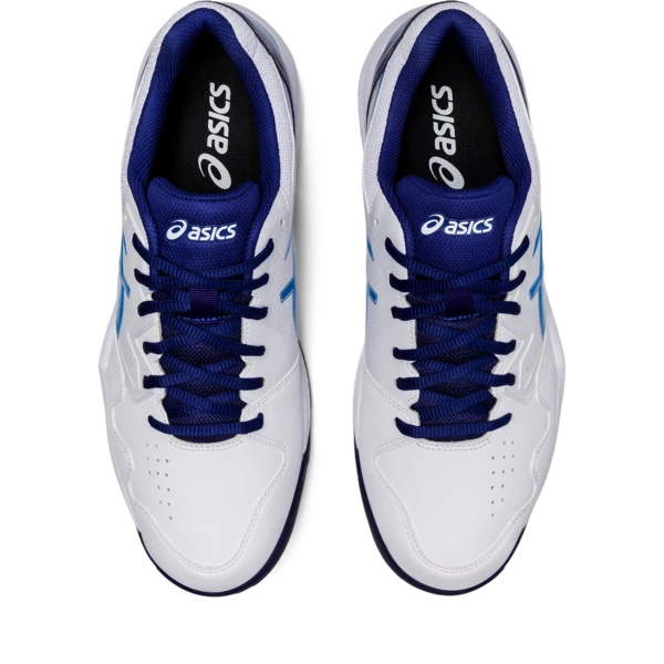 Asics Men's Gel Dedicate 7 Tennis Shoes White Electric Blue 3 Asics Men's Gel Dedicate 7 Tennis Shoes White Electric Blue - Image 3