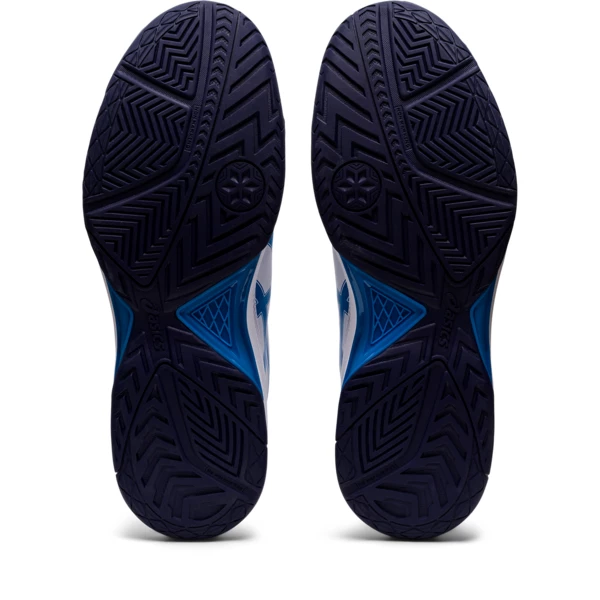 Asics Men's Gel Dedicate 7 Tennis Shoes White Electric Blue 6 Asics Men's Gel Dedicate 7 Tennis Shoes White Electric Blue - Image 6