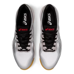 Asics Men's Gel Court Hunter 2 Indoor Court Shoes White Piedmont Grey -Cheap Squash Store SMAC28755CourtHunterWhite P3