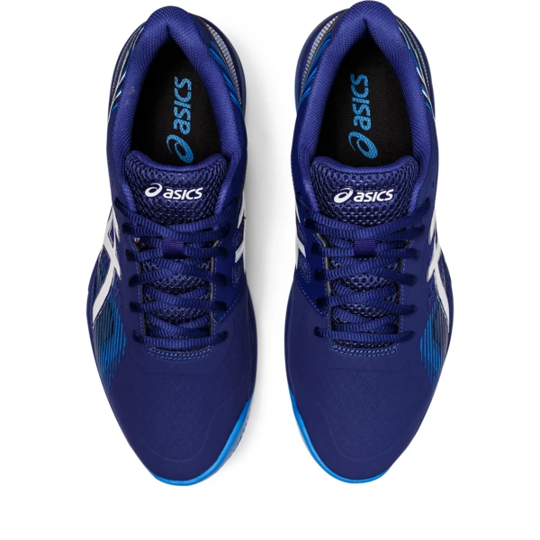 Asics Men's Gel Game 8 Tennis Shoes Dive Blue White 3 Asics Men's Gel Game 8 Tennis Shoes Dive Blue White - Image 3