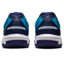 Asics Men's Gel Rocket 10 Indoor Court Shoes Island Blue White -Cheap Squash Store SMAC29831Rocket10IslandBlue P3