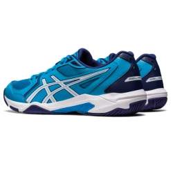 Asics Men's Gel Rocket 10 Indoor Court Shoes Island Blue White -Cheap Squash Store SMAC29831Rocket10IslandBlue P5