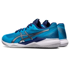 Asics Men's Gel Tactic Indoor Shoes Island Blue Pure Silver -Cheap Squash Store SMAC30094TacticIslandBlue P5