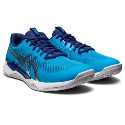 Asics Men's Gel Tactic Indoor Shoes Island Blue Pure Silver -Cheap Squash Store SMAC30094TacticIslandBlue P6