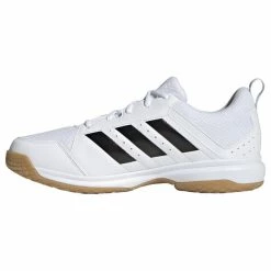 Adidas Ligra 7 Mens Indoor Court Shoes White Cloud Black -Cheap Squash Store SMAD27925Ligra7WhiteCloudBlack P4