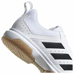 Adidas Ligra 7 Mens Indoor Court Shoes White Cloud Black -Cheap Squash Store SMAD27925Ligra7WhiteCloudBlack P5
