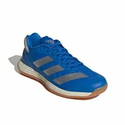 Adidas Men's Adizero Fastcourt 2.0 Indoor Court Shoes Glow Blue -Cheap Squash Store SMAD28508Fastcourt2GlowBlue P4
