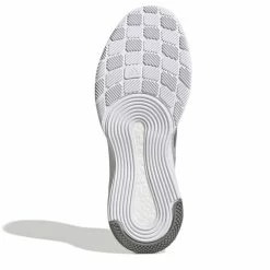 Adidas Men's CrazyFlight Indoor Shoes Cloud White Grey Three -Cheap Squash Store SMAD29236CrazyFlightWhiteGrey P3