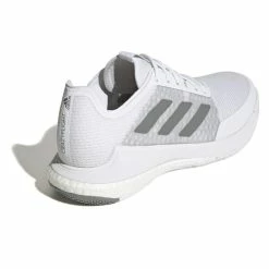 Adidas Men's CrazyFlight Indoor Shoes Cloud White Grey Three -Cheap Squash Store SMAD29236CrazyFlightWhiteGrey P6