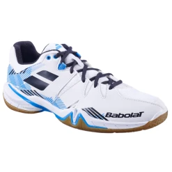 Babolat Shadow Spirit Men's Indoor Shoes White Black -Cheap Squash Store SMBA30133ShadowSpiritWhiteBlack P4