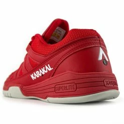 Karakal KF ProLite Men's Indoor Court Shoe Red 2022 -Cheap Squash Store SMKA29752ProLite2022Red P5
