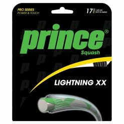 Prince Lightning XX Squash String Set 1.25 Black