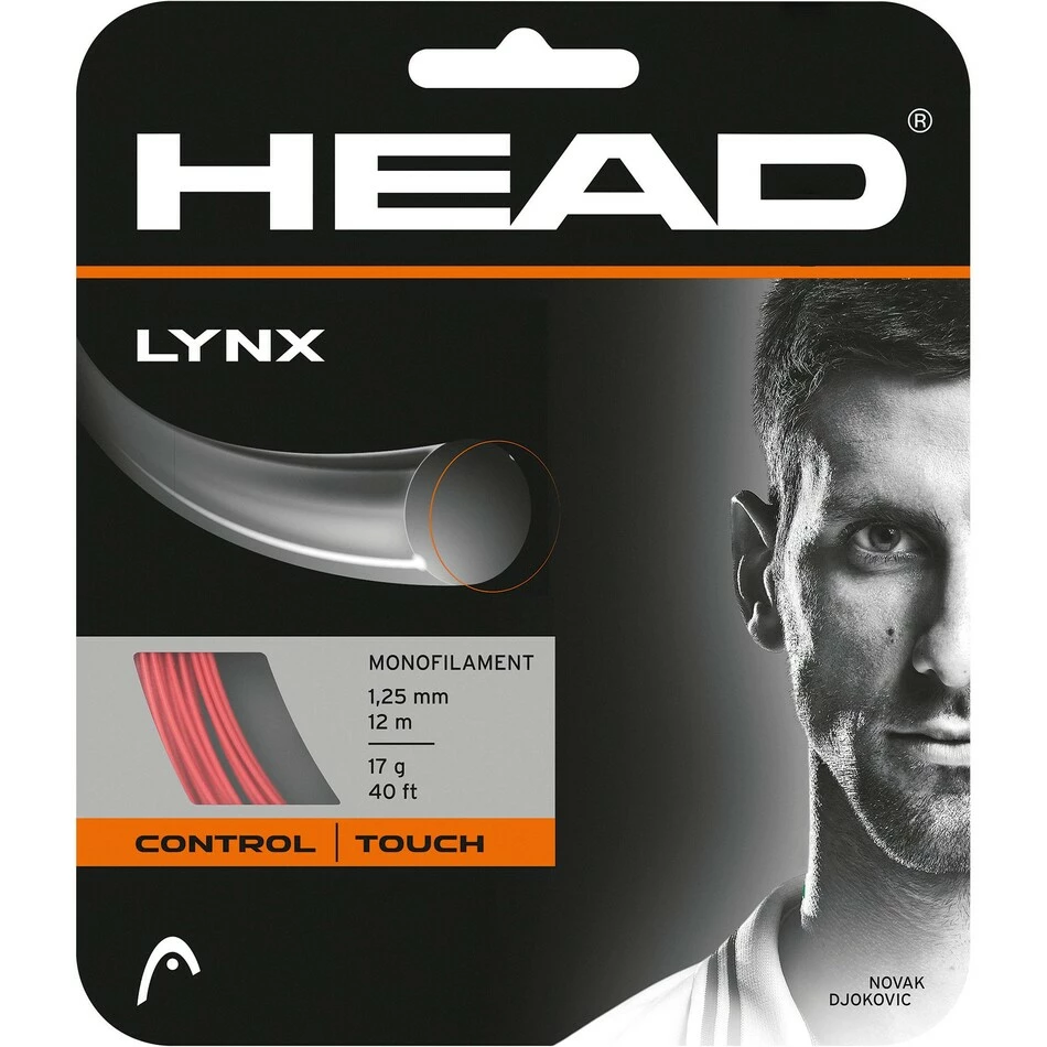 Head Lynx 1.25mm Tennis String Set Red 1 Head Lynx 1.25mm Tennis String Set Red