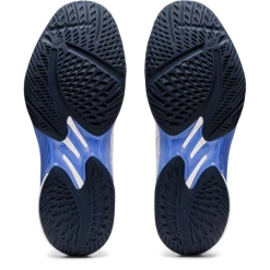 Asics Women's Gel Sky Elite FF 2 Indoor Court Shoes White French Blue -Cheap Squash Store SWAC27663SkyEliteFF2White P6