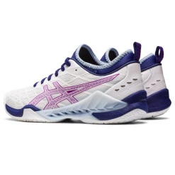 Asics Women's Blast FF 3 Indoor Court Shoes White Orchid -Cheap Squash Store SWAC28811BlastFF3WhiteOrchid P5