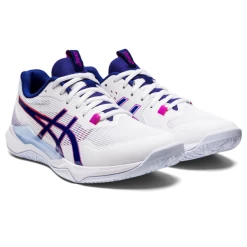 Asics Women's Gel Tactic Indoor Shoes White Dive Blue -Cheap Squash Store SWAC29730TacticWhiteDiveBlue P6