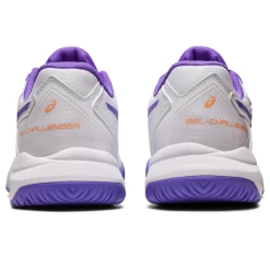 Asics Women's Gel Challenger 13 Tennis Shoes White Amethyst -Cheap Squash Store SWAC30157WChallenger13WhiteAmesthyst P3