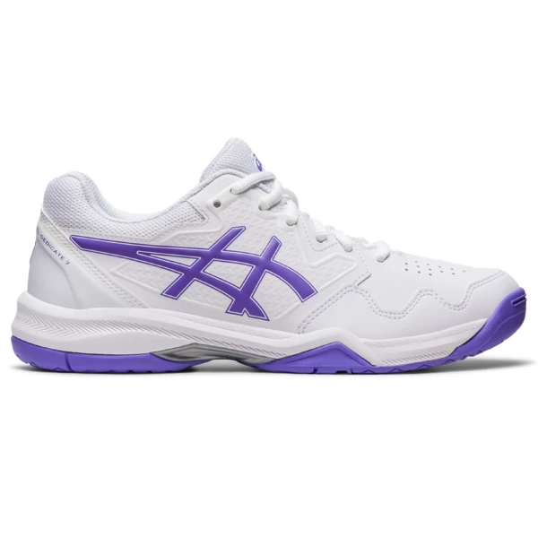 Asics Women's Gel Dedicate 7 Tennis Shoes White Amethyst 1 Asics Women's Gel Dedicate 7 Tennis Shoes White Amethyst