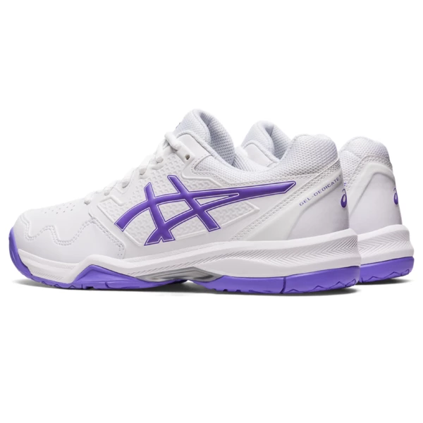 Asics Women's Gel Dedicate 7 Tennis Shoes White Amethyst 5 Asics Women's Gel Dedicate 7 Tennis Shoes White Amethyst - Image 5