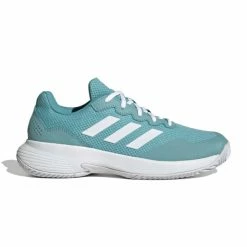 Adidas Women's GameCourt 2.0 Tennis Shoes Mint Ton