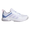 Adidas Womens Ligra 7 Indoor Court Shoes Cloud White Silver Dawn